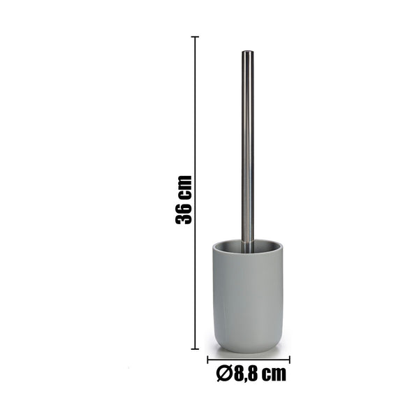 Badezimmer Set Berilo CN-B6369-G Grau Edelstahl Polypropylen 4 Stücke