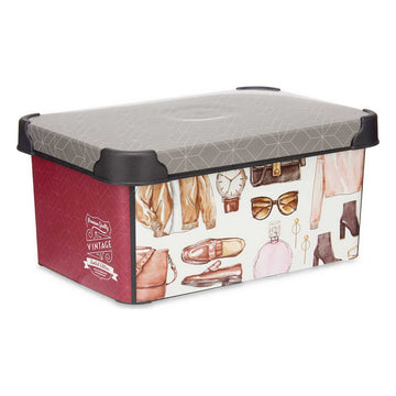 Aufbewahrungsbox Kipit Vintage Kunststoff Vintage 5 L 19 x 13,5 x 29 cm