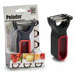 Schäler-Set CK98529 CK98529 Schwarz Rot Stahl Kautschuk Polypropylen 11 x 17,5 x 4,5 cm 13 x 4,5 x 7 cm