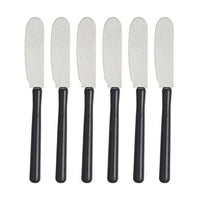 Buttermesser Kinvara Schwarz Silberfarben Kunststoff 1 x 20 x 13 cm