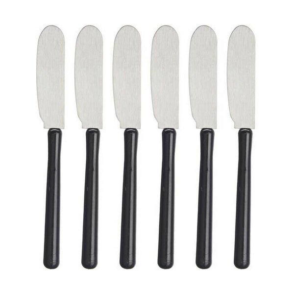 Buttermesser Kinvara Schwarz Silberfarben Kunststoff 1 x 20 x 13 cm