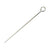 Grillspieß-Set Eisen 0,5 x 33 x 11 cm