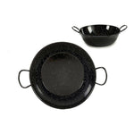 Tiefe Pfanne mit Griffen La Dehesa 0645-LD 0645-LD Schwarz Emaillierter Edelstahl