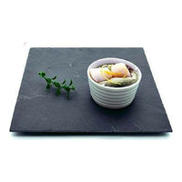 Tablett für Snacks Kinvara Schwarz 30 x 0,5 x 30 cm
