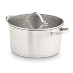 Topf mit Deckel Kinvara 17712/DO3 Silberfarben 31,7 x 16,5 x 24 cm