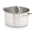 Topf mit Deckel Kinvara 17712/DO3 Silberfarben 31,7 x 16,5 x 24 cm
