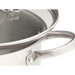 Topf mit Deckel Kinvara 17712/DO3 Silberfarben 31,7 x 16,5 x 24 cm