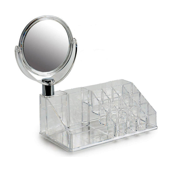 Make-up organizer Berilo Durchsichtig Glas 22,3 x 8 x 12,8 cm 22,5 x 8 x 12,5 cm