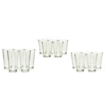 Gläserset S18091/BHA Durchsichtig Glas 6 x (51 cl) / 6 x (34 cl) / 6 x (23 cl)