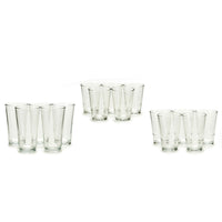 Gläserset S18091/BHA Durchsichtig Glas 6 x (51 cl) / 6 x (34 cl) / 6 x (23 cl)