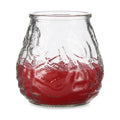 Kerze Ibergarden Rot Durchsichtig Glas Parafin Geranie 9 x 9,5 x 9 cm