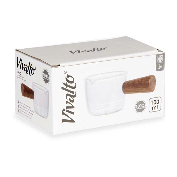 Kasserolle Vivalto HR-CB002/BHA1 Braun Durchsichtig Borosilikatglas 100 ml