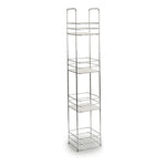 Badezimmerregal Berilo W4870 Durchsichtig Silberfarben
