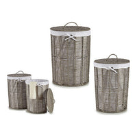 Wäschekorb Kipit Weiß Grau korb 40 L 76 L 44 x 56 x 44 cm