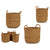 Korbsatz Gift Decor BDH-12 Braun Seetang