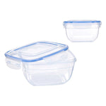 Lunchbox Leknes 30104 30104 Durchsichtig Polypropylen 1,5 L