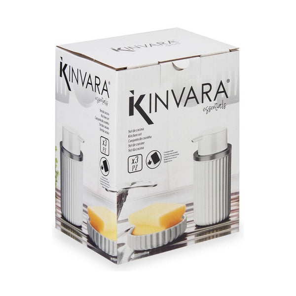 Seifenspender 2 in 1 für Spülbecken Kinvara 3356-2 Kunststoff