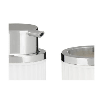 Badezimmer Set Berilo 3318-1 Weiß Kunststoff