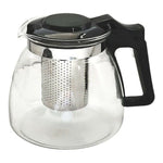 Teekanne Vivalto SW8354-A-900ML SW8354-A-900ML Schwarz Durchsichtig Silberfarben Silber Glas Edelstahl Kunststoff 900 ml