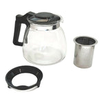Teekanne Vivalto SW8354-A-900ML SW8354-A-900ML Schwarz Durchsichtig Silberfarben Silber Glas Edelstahl Kunststoff 900 ml