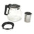 Teekanne Vivalto SW8354-A-900ML SW8354-A-900ML Schwarz Durchsichtig Silberfarben Silber Glas Edelstahl Kunststoff 900 ml