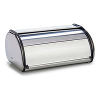 Brotkorb Kinvara Silberfarben Silber Metall Stahl 43 x 19 x 28 cm 27 x 19 x 42,5 cm