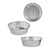 Tablettset Kinvara Silberfarben Silber Aluminium 25 x 8 x 25 cm