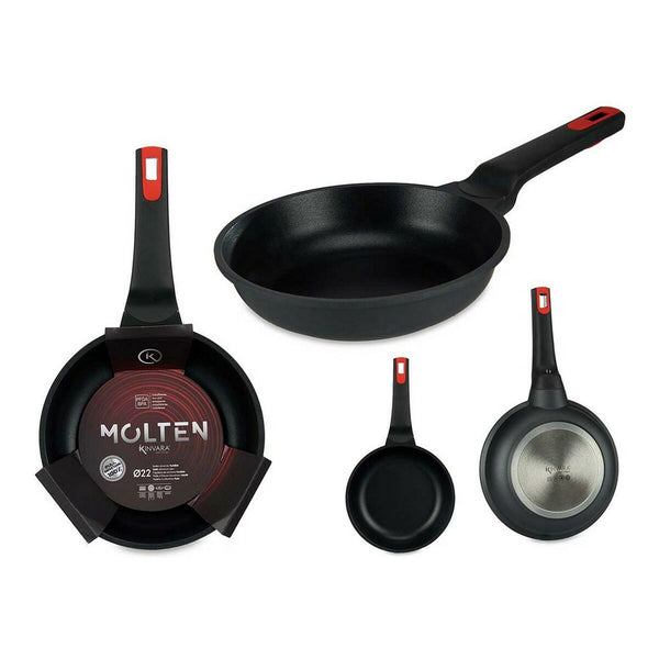 Pfanne Kinvara Molten Schwarz Aluminium Bakelit