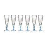 Champagnerglas Exotic Kristall Blau 170 ml