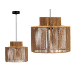Tischlampe 23B515 Braun Schwarz Metall Kunststoff