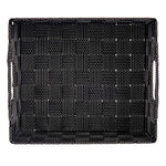 Korb Kipit Schwarz Stoff 23 x 8 x 27 cm
