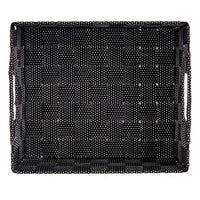 Korb Kipit Schwarz Stoff 23 x 8 x 27 cm