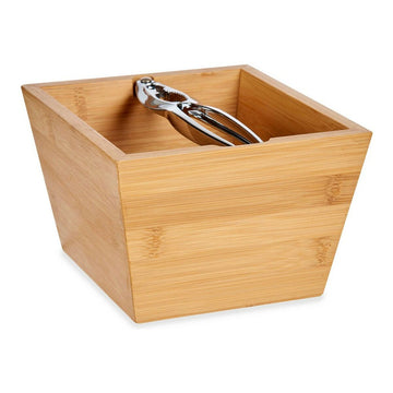 Nussknacker Kinvara Braun Metall Bambus 16 x 11 x 16 cm Nussknacker