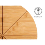 Schneidebrett Kinvara Braun 35,2 x 4 x 35,2 cm Pizza