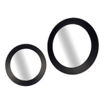 Wandspiegel Gift Decor Schwarz 80 x 7,5 x 80 cm Kreis (80 Stücke)