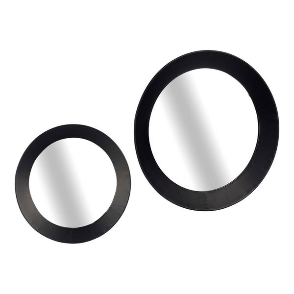 Wandspiegel Gift Decor Schwarz 80 x 7,5 x 80 cm Kreis (80 Stücke)