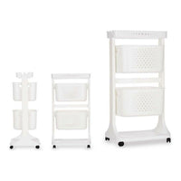 Gemüsewagen Kinvara Weiß Polypropylen Kunststoff 33 x 83,5 x 42 cm 35 x 82 x 43 cm