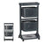 Gemüsewagen Kinvara Anthrazit Polypropylen Kunststoff 38 x 81,2 x 43,6 cm 35 x 82 x 43 cm