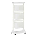 Gemüsewagen Kinvara Weiß Polypropylen Kunststoff 33 x 112 x 41 cm 33 x 11,2 x 42 cm