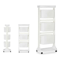 Gemüsewagen Kinvara Weiß Polypropylen Kunststoff 33 x 112 x 41 cm 33 x 11,2 x 42 cm