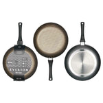 Antihaftbeschichtete Pfanne Kinvara Schwarz Aluminium Bakelit Induktion 28 cm