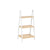 Badezimmerregal Berilo WR5504-3-431 Weiß natürlich 40,3 x 81,5 x 30 cm