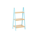 Badezimmerregal Berilo WR5504-3-433 Blau natürlich 40,3 x 81,5 x 30 cm