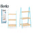 Badezimmerregal Berilo WR5504-3-433 Blau natürlich 40,3 x 81,5 x 30 cm