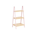 Badezimmerregal Berilo WR5504-3-434 Rosa natürlich 40,3 x 81,5 x 30 cm