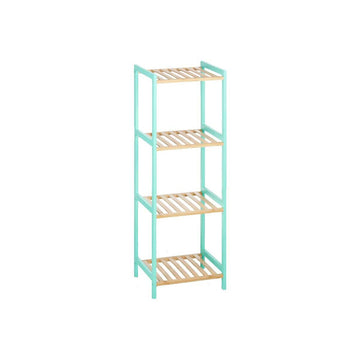 Badezimmerregal Berilo WR5503-4-461 natürlich Minze 35 x 30 x 100 cm