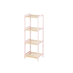 Badezimmerregal Berilo WR5503-4-463 Rosa natürlich 35 x 30 x 100 cm
