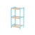 Badezimmerregal Berilo WR5503-3-467 Blau natürlich 35 x 30 x 70 cm