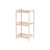 Badezimmerregal Berilo WR5503-3-468 Rosa natürlich 35 x 30 x 70 cm