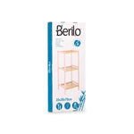 Badezimmerregal Berilo WR5503-3-468 Rosa natürlich 35 x 30 x 70 cm
